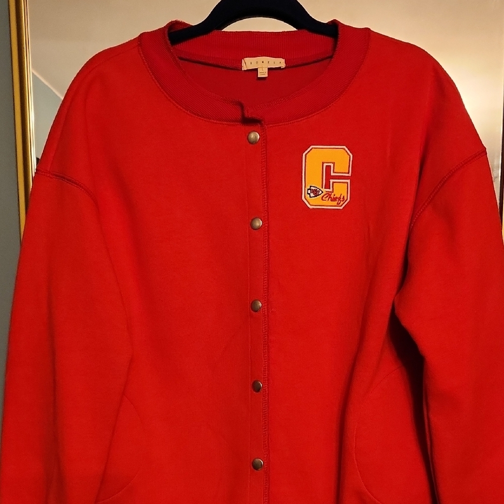 Promesa Vibrant Red Light Weight Bomber Jacket